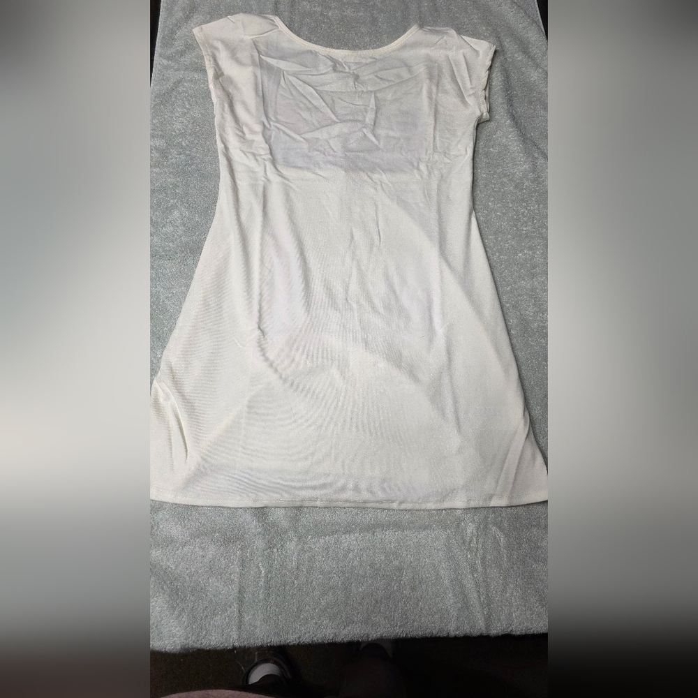 Free People Ivory Backless Dress